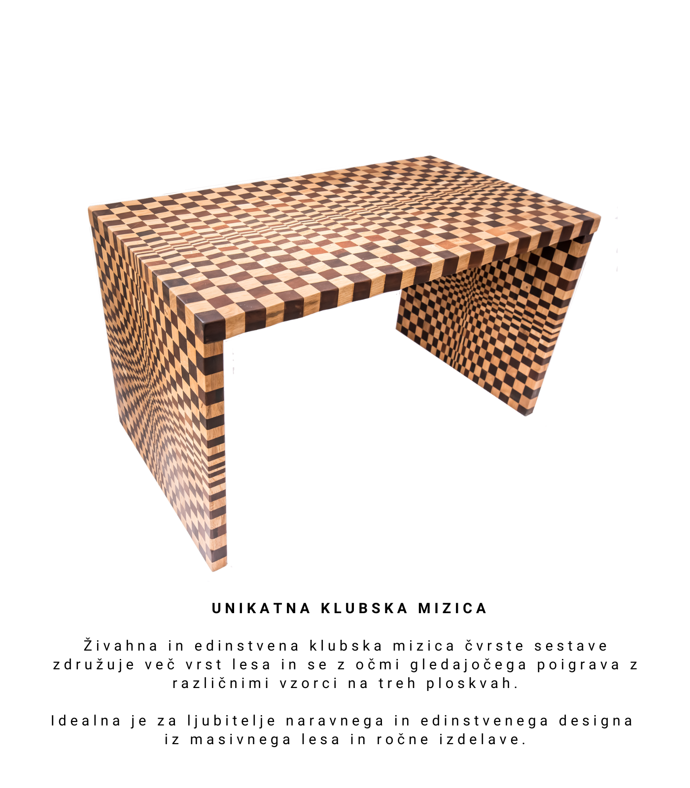 unikatna klubska mizica